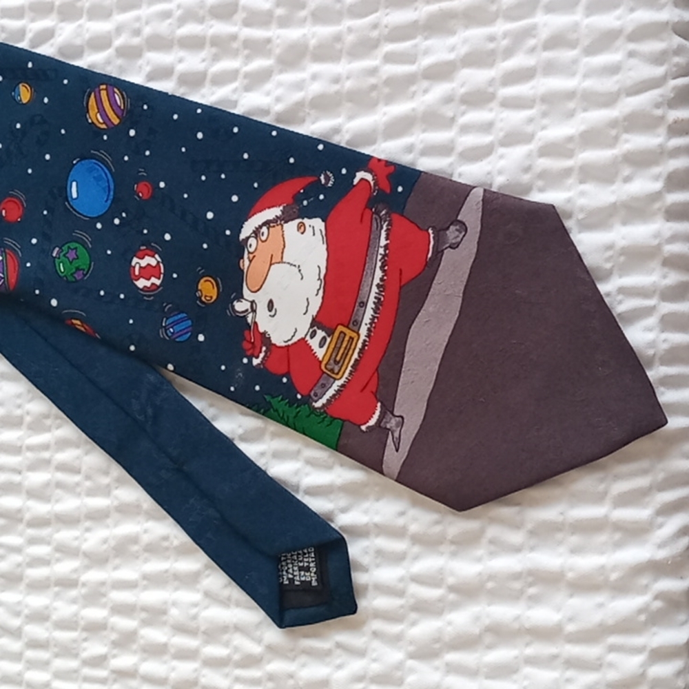 Yule Tie Greetings Christmas Tie